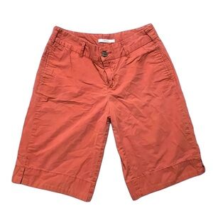 FREE WITH ANY PURCHASE Merona Orange Bermuda Shorts Size 6